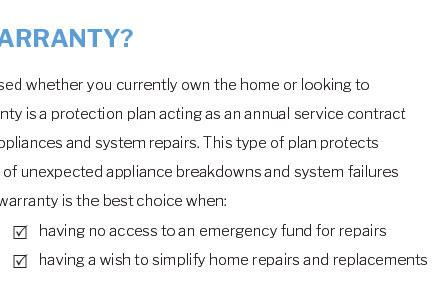 appliance warranty shoreline